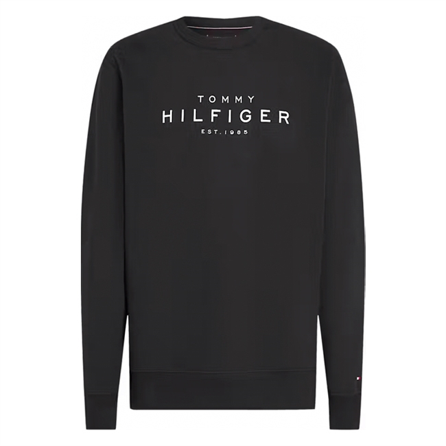 Moderne og komfortabel navy sweatshirt fra Tommy Hilfiger med tryk