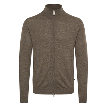 Elegant Brun Uld Cardigan fra Matinique