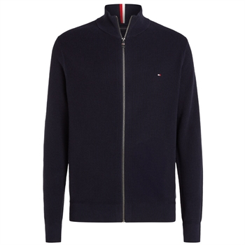 Lækker Blå Cardigan Strik fra Tommy Hilfiger