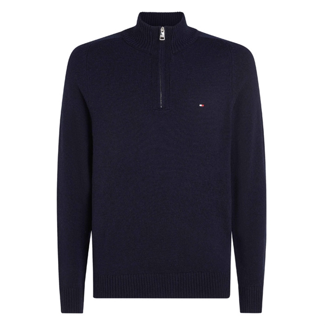 Stilfuld Half-Zip i Blå fra Tommy Hilfiger