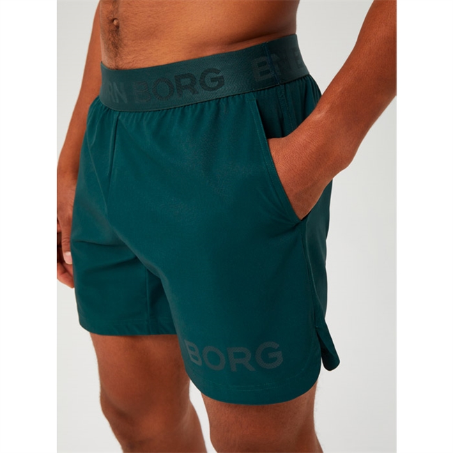 Smarte grønne sports shorts fra Björn Borg