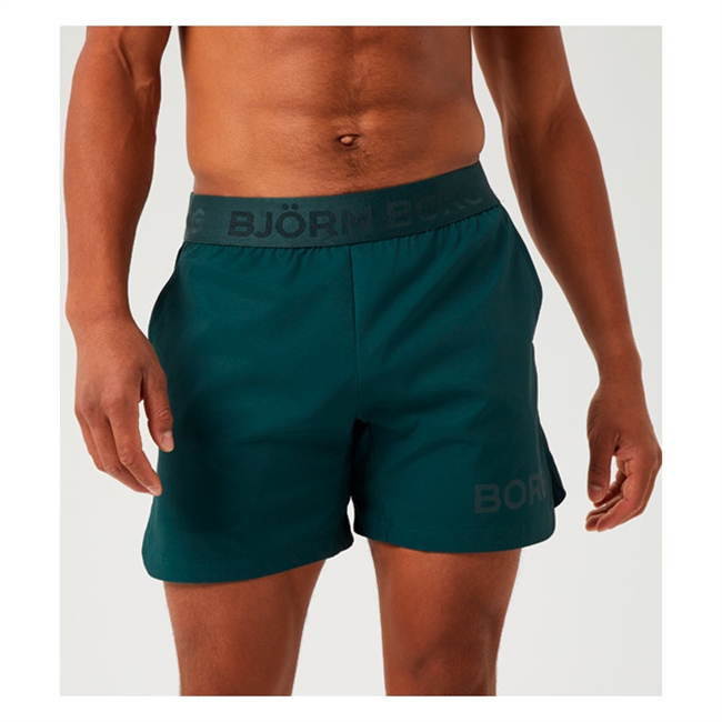 Smarte grønne sports shorts fra Björn Borg