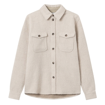 Stilrent sand farvet Overshirt fra Les Deux