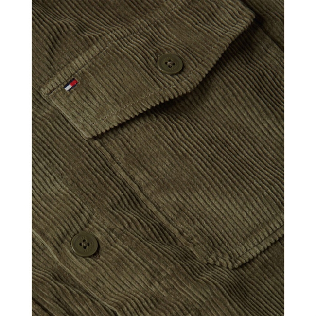 Smart Tommy Hilfiger Overshirt i Grøn Farve