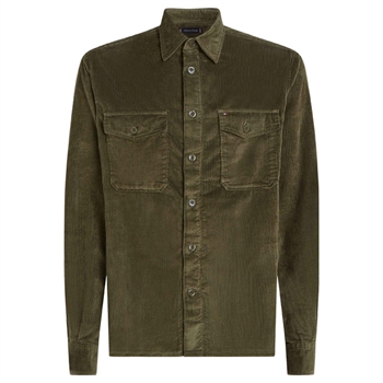 Smart Tommy Hilfiger Overshirt i Grøn Farve