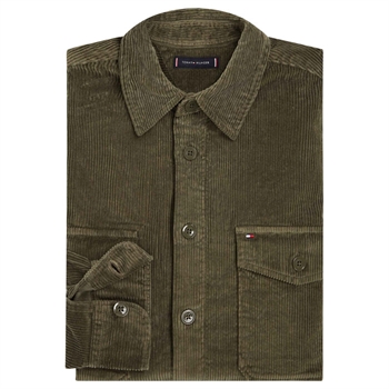 Smart Tommy Hilfiger Overshirt i Grøn Farve