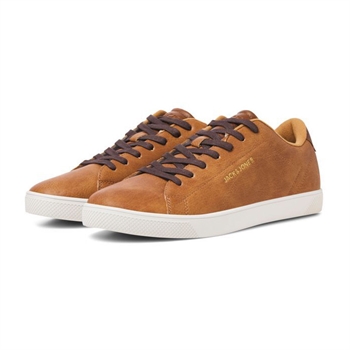 Sneakers i cognac farve fra Jack & Jones.