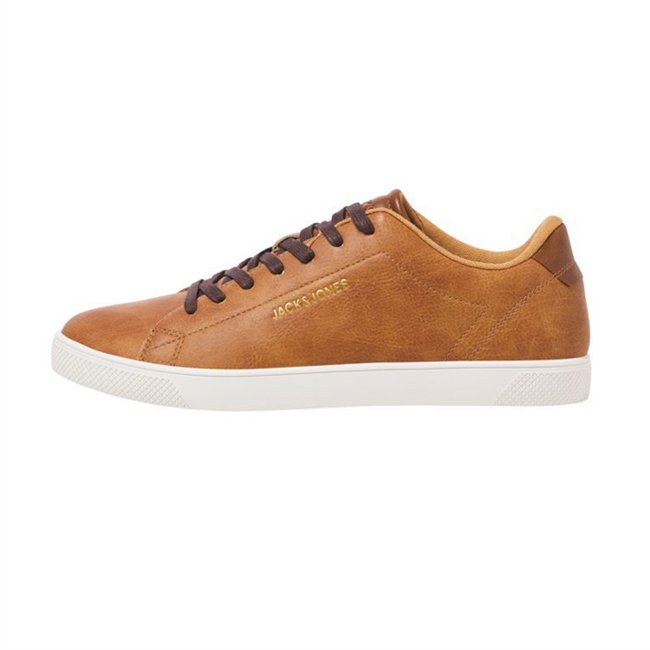 Sneakers i cognac farve fra Jack & Jones.