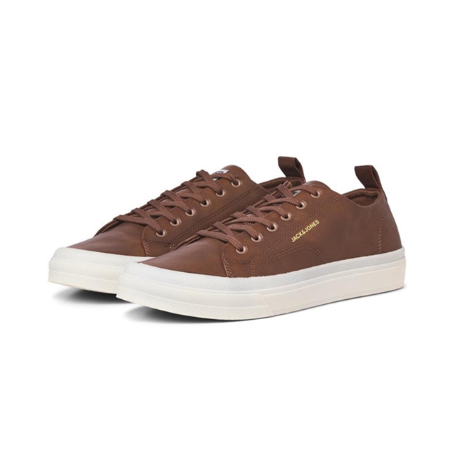 Smarte sneakers i cognac farve fra Jack & Jones.