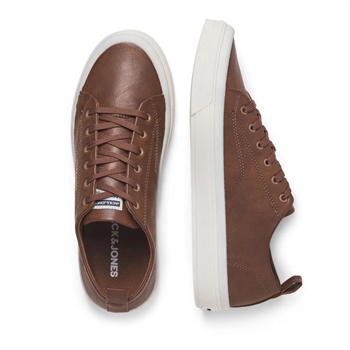 Smarte sneakers i cognac farve fra Jack & Jones.