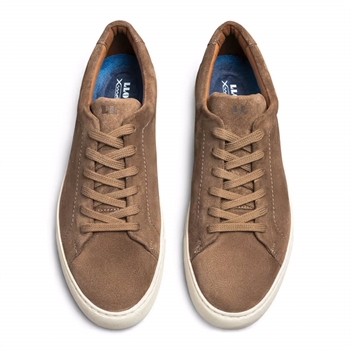 Brun suede læder sneaker fra Lloyd.