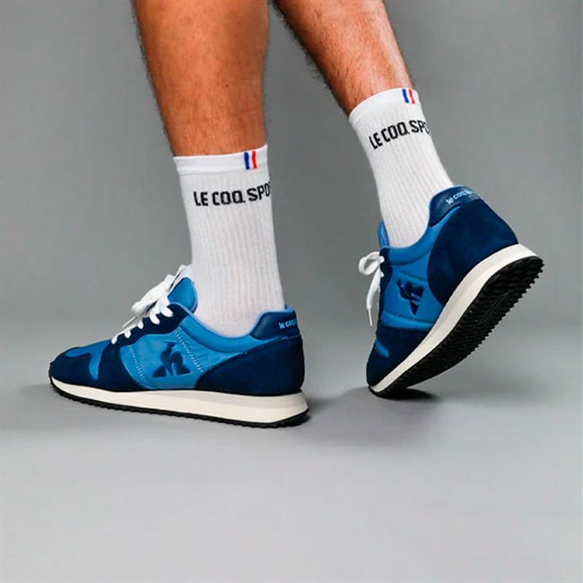 Le Coq Sportif Platinium Sko Sort/Blå