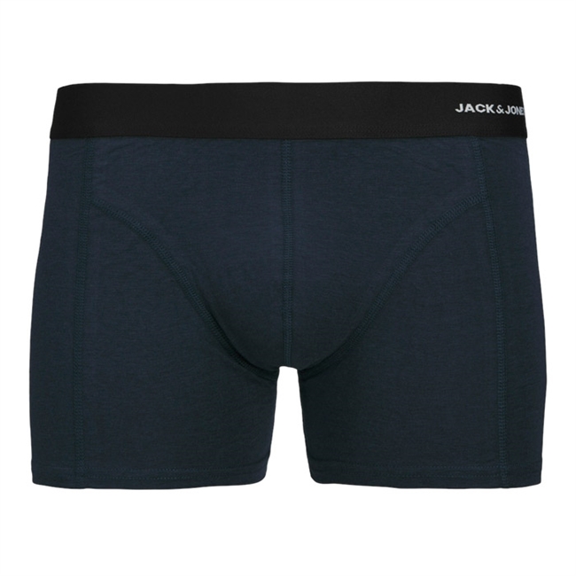 3-pak trunks i grå og blå fra Jack & Jones.