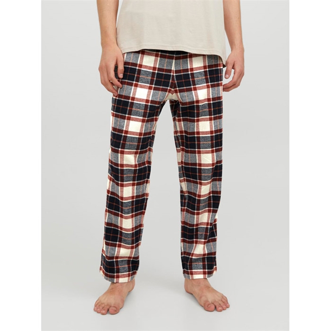 Smarte og behagelige ternet pyjamas bukser fra Jack & Jones.