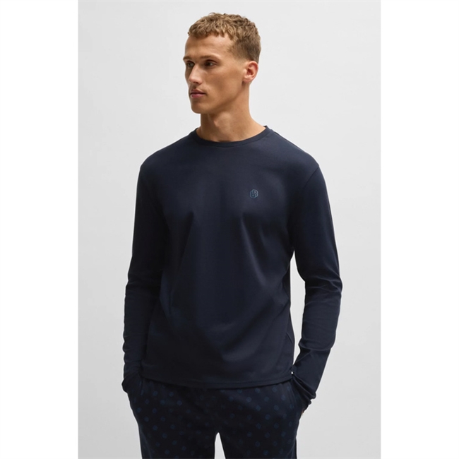 Jersey Pyjamas fra BOSS i Navy