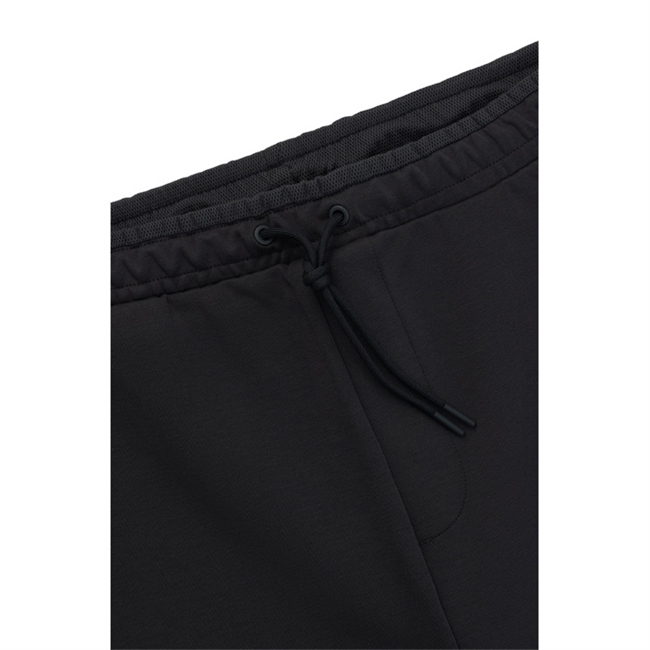 BOSS EcoFlex Signature Shorts i Mørke Grå