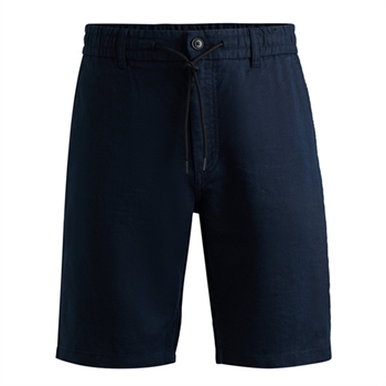 Mørkeblå BOSS Shorts - Klassisk Elegance og Komfort